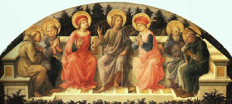 Fra Filippo Lippi Seven Saints oil painting picture